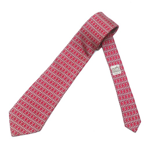 Hermes vintage tie chaine - hermes,