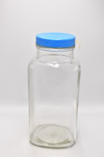 Vintage large glass sweet jar - sweet,