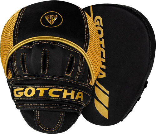 Golden boxing focus - pads, mma