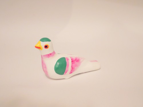 Pigeon whistle ceramic clay - pigeon,