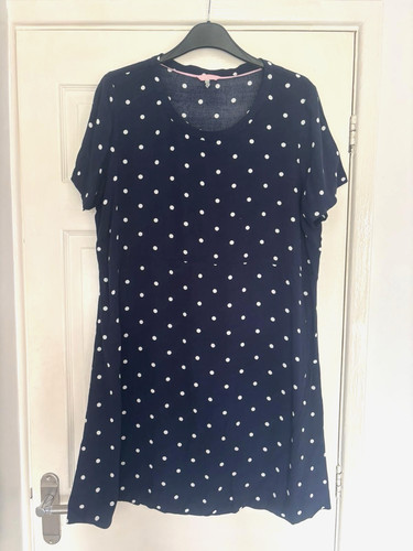 Joules navy polka - dot, tunic
