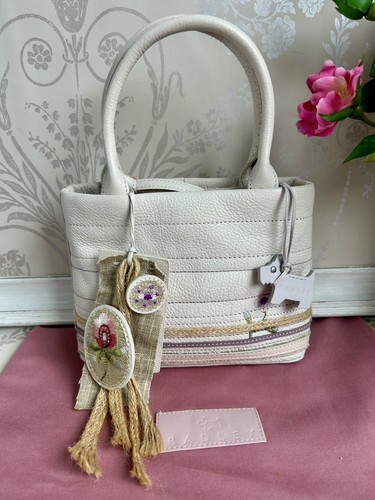 Radley cream leather mini grab - radley,