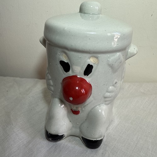 Vintage dusty bin - bin, ceramic