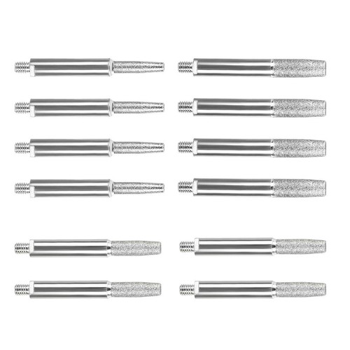12pcs carborundum burrs - carborundum, 4mm