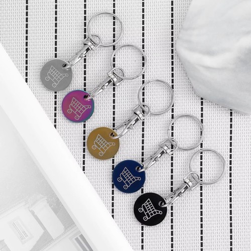 Trolley coin keyring - 1,