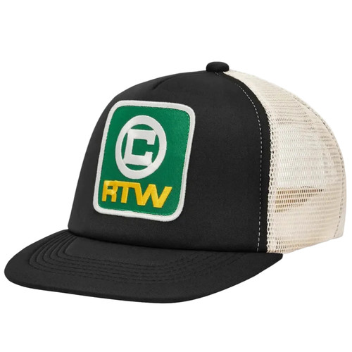 Corteiz box trucker hat black - box,