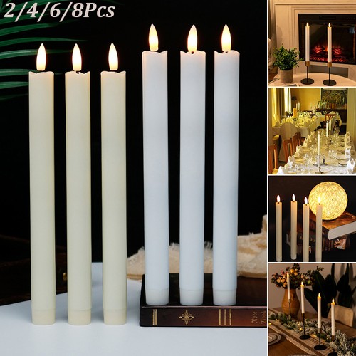 Led flameless taper candles - led, 3d