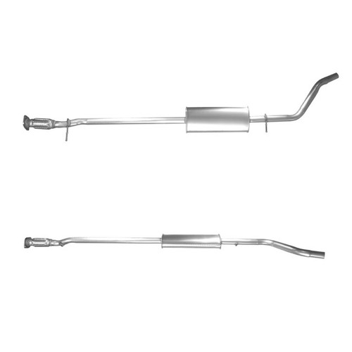 Exhaust pipe centre - centre, fitting