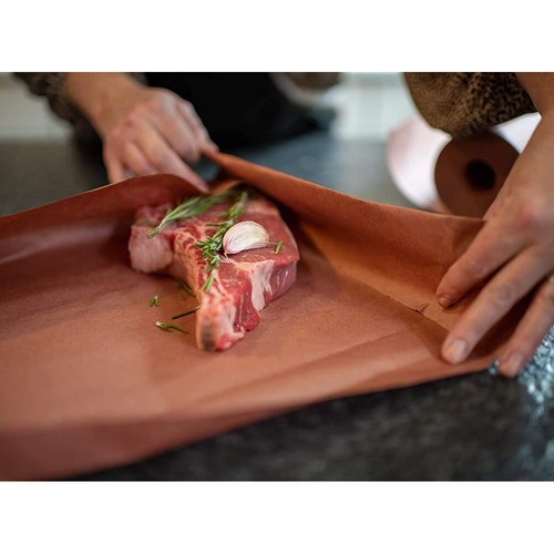 Peach kraft butcher - peach, paper