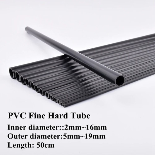 Grey pvc round - tube, pipe