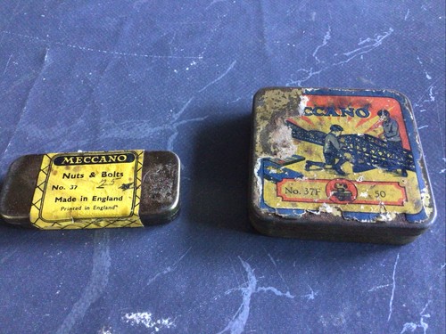 Meccano vintage nuts and bolts - vintage,