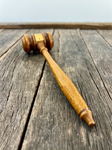 Vintage wooden gavel 1 - -, 1/2"