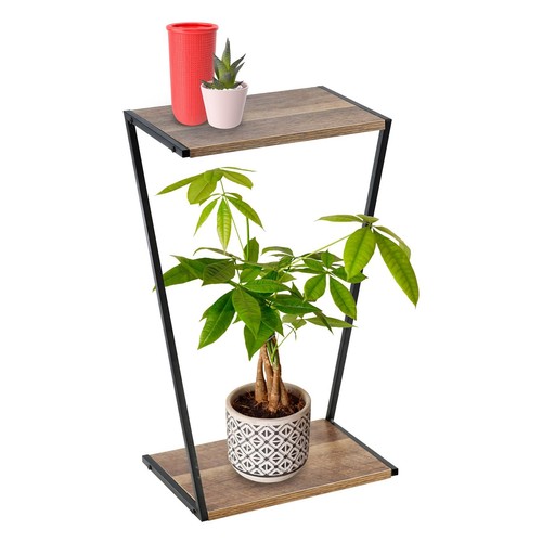 Tier wooden plant pot - wooden,