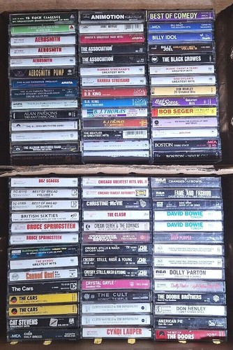 Rock pop cassettes listing - rock, cassettes-listing
