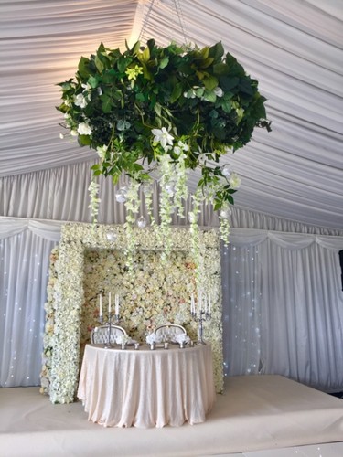 Stunning hanging chandeliers