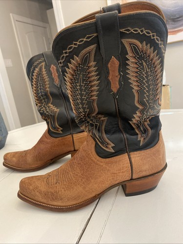Lucchese 2000 two tone brown - lucchese,