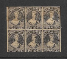 New zealand 1855 - 1855-73, chalon