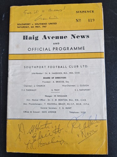 Southport programmes pack - southport,