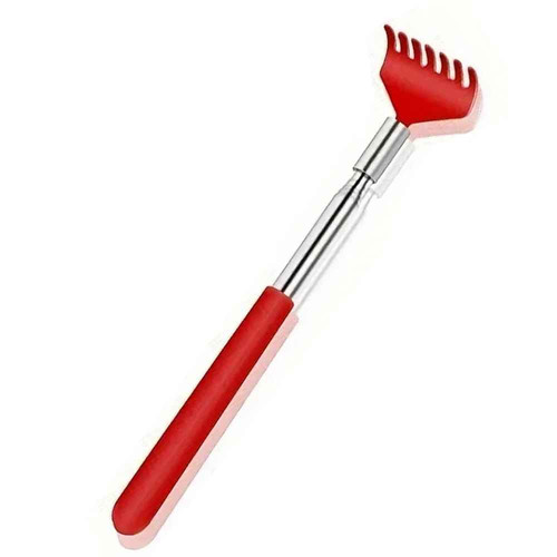 Stainless steel back scratcher - stainless,