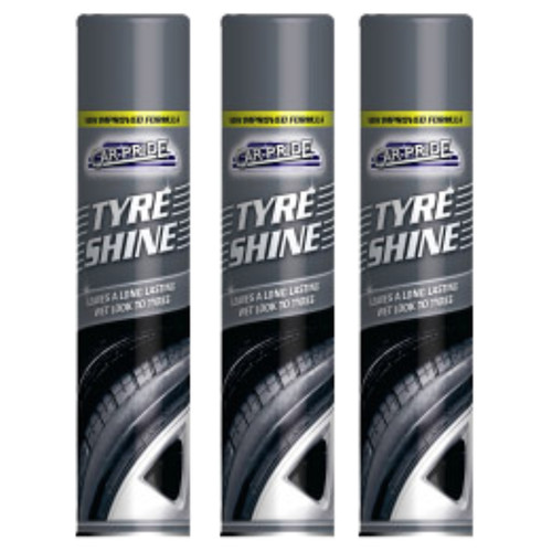Car pride tyre shine spray - car,