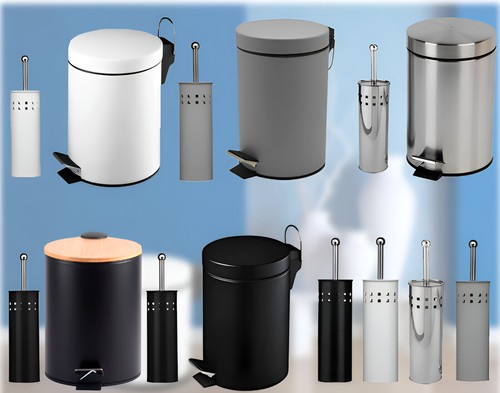 Step foot pedal bin with - step,
