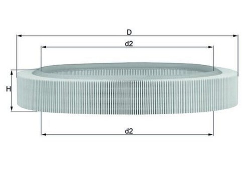 Air filter mahle - filter, fits