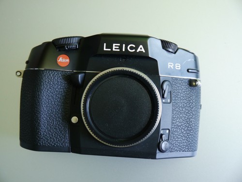 Leica black slr camera - black,