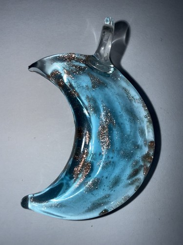 Large dichroic glass - glass, crescent