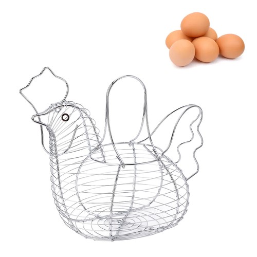Egg rack metal fruit storage - metal,