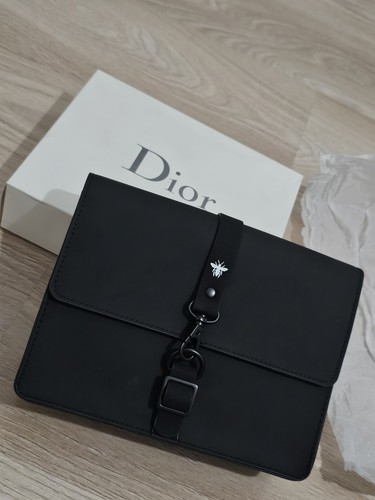 Christian dior black bee pouch - christian,