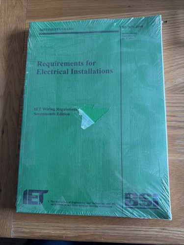 Iet wiring regulations 17th - iet,