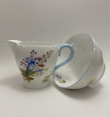 Shelley bone china sugar bowl - sugar,