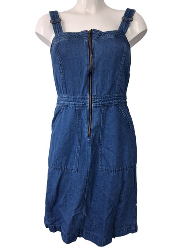 Levi denim pinafore dress - denim,