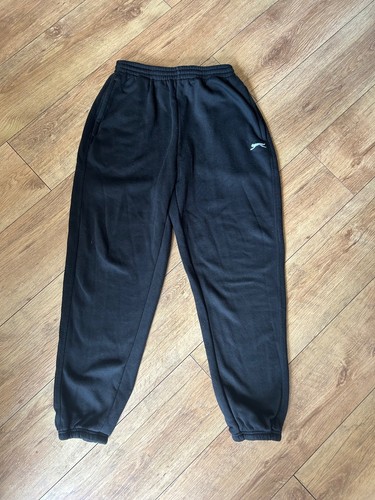 Slazenger black fleece joggers - fleece,