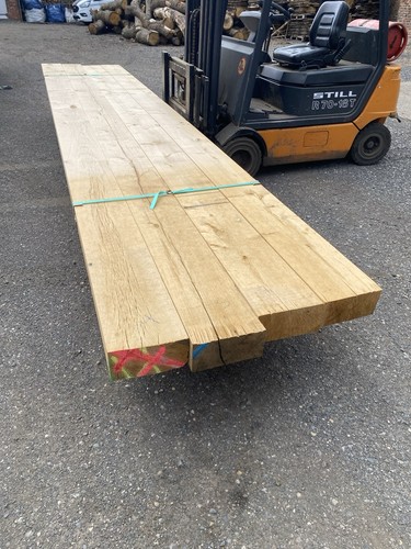 Green english oak beams cut - green,