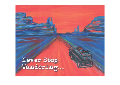 Campervan inspired art - vw,