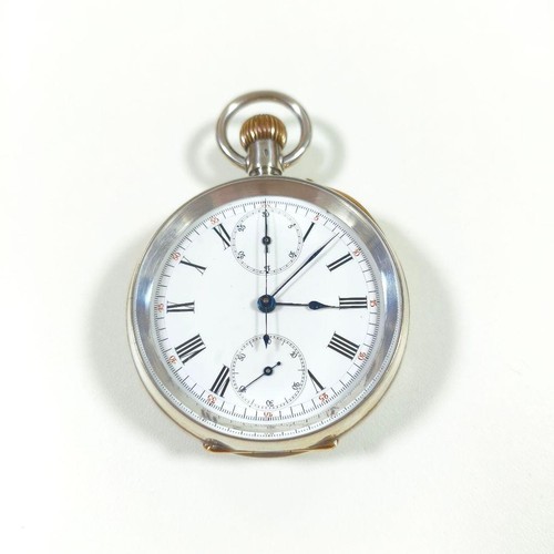 Silver 935 pocket watch - silver,