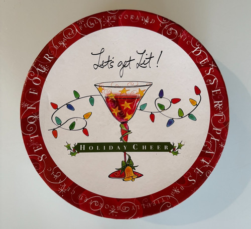 Appetizer plates holiday cheer - appetizer,