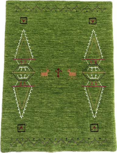 Handmade gabbeh rug 100 - handmade, 100%