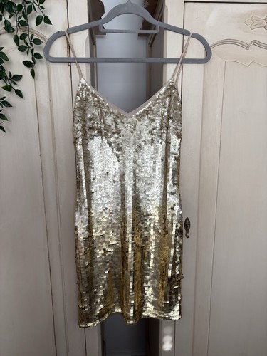 Karen millen size gold - millen, 8/10