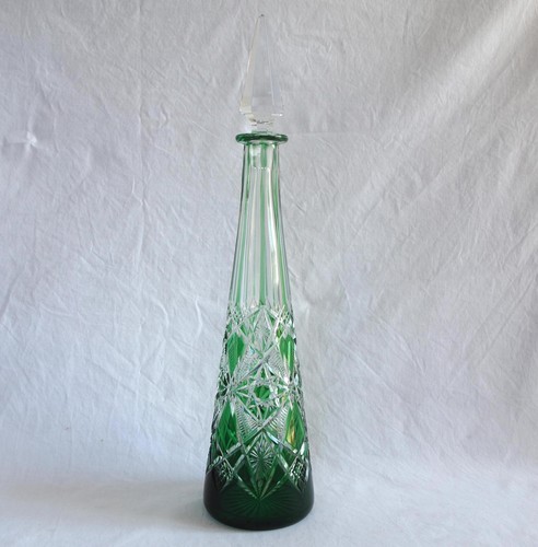 Rhine wine carafe green - carafe,