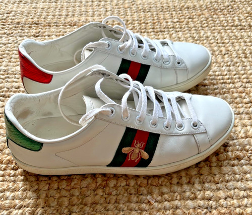 Gucci ace sneakers green - gucci,