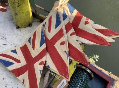 Vintage union jack bunting - vintage,