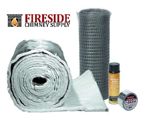 Chimney liner insulation - chimney,