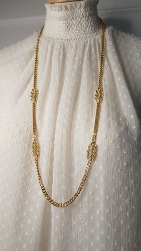 Vintage chunky gold - , chain
