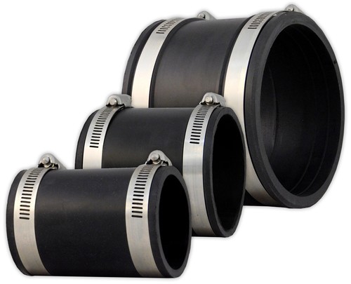 Rubber couplings 3 4 - rubber, 3"