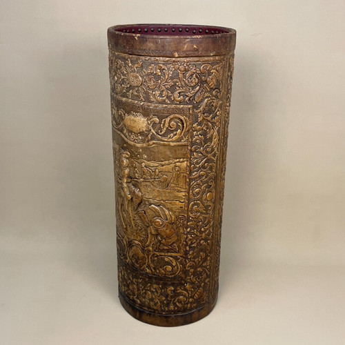 Antique spanish leather - spanish,