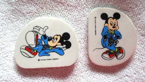 Disney mickey mouse erasers - 2,