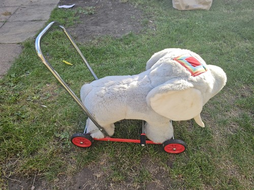 Vintage plush ride - -on, /