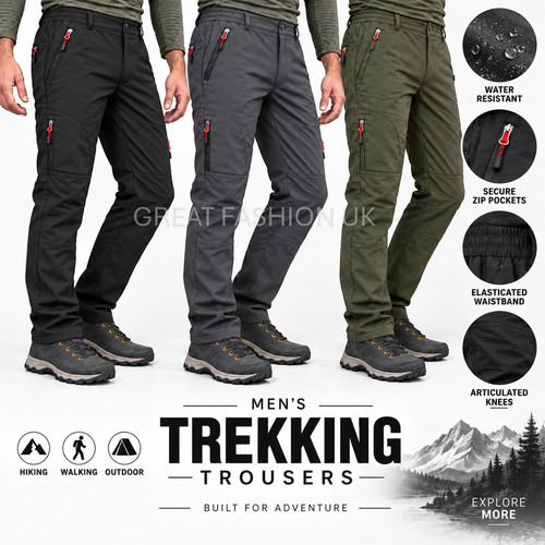 Mens trekking trousers water - trousers,